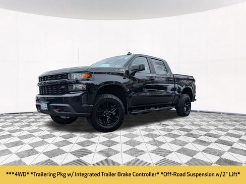 Used 2021 Chevrolet Silverado 1500 Custom Trail Boss w/ Midnight Edition image 2