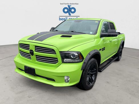 Used 2017 RAM 1500 Sport w/ Sublime Green Sport Package AWD/4WD image 2