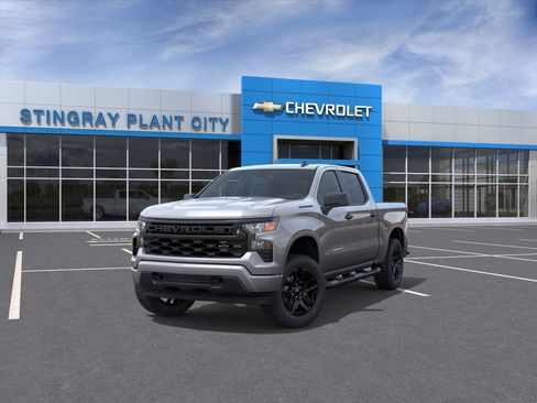 New 2026 Chevrolet Silverado 1500 Custom w/ Turbomax Blackout Package RWD image 8