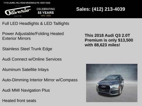 Used 2018 Audi Q3 2.0T Premium image 21