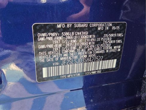 Used 2025 Subaru Forester Sport w/ Protection Package (1PH) AWD/4WD image 22