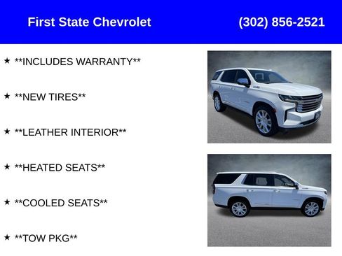 Used 2023 Chevrolet Tahoe High Country w/ Premium Package 2 AWD/4WD image 2