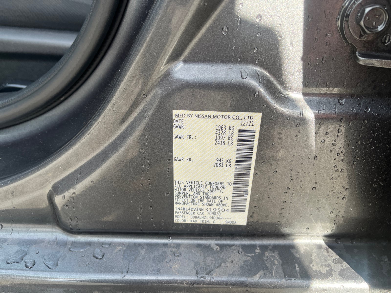 Used 2022 Nissan Altima 2.5 SV FWD image 33