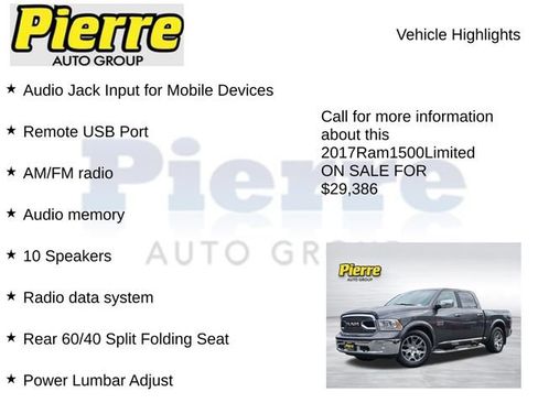 Used 2017 RAM 1500 Limited AWD/4WD image 14