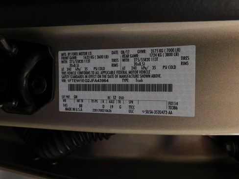 Used 2018 Ford F150 Platinum w/ Equipment Group 701A Luxury image 55