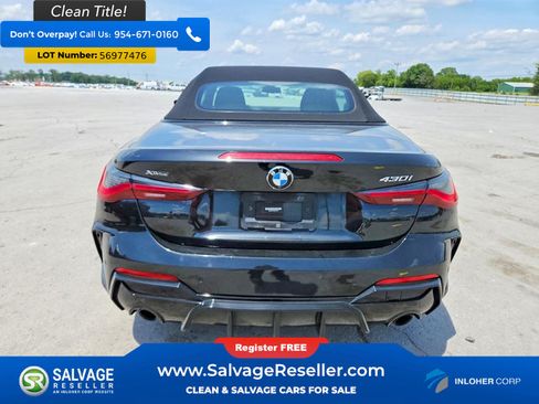 Used 2022 BMW 430i xDrive Convertible w/ M Sport Package AWD/4WD image 8
