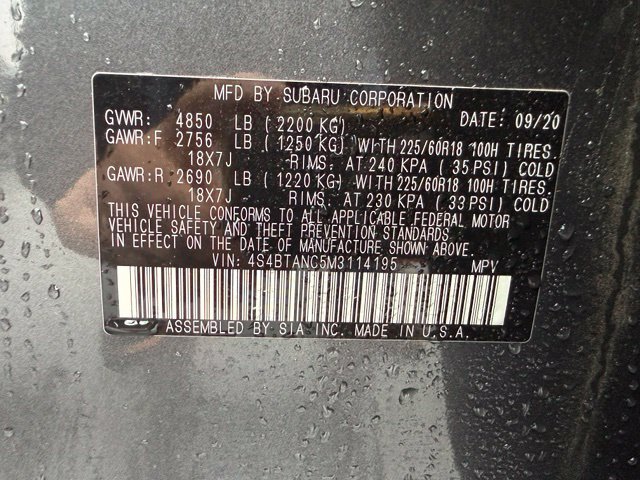 Used 2021 Subaru Outback Limited AWD/4WD image 13