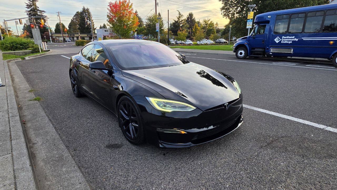Used 2021 Tesla Model S Plaid AWD/4WD image 3
