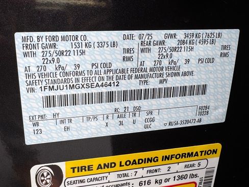 New 2025 Ford Expedition Platinum w/ Stealth Performance Package image 53