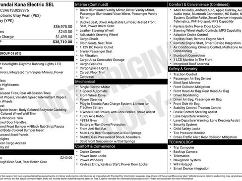 Certified 2025 Hyundai Kona SEL FWD image 14