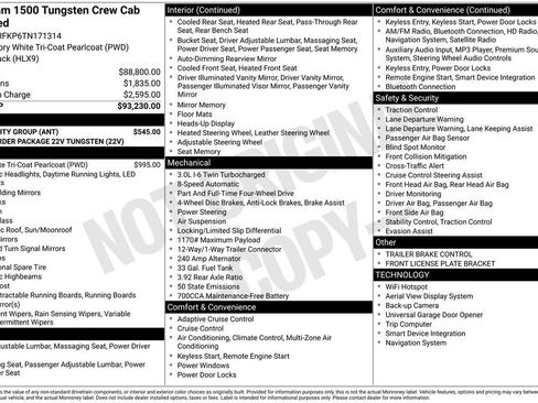 New 2026 RAM 1500 Tungsten w/ Bed Utility Group AWD/4WD image 15