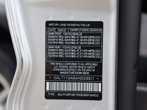 Used 2004 Land Rover Discovery SE image 77