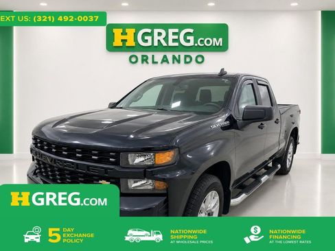 Used 2020 Chevrolet Silverado 1500 Custom w/ Custom Value Package AWD/4WD image 1