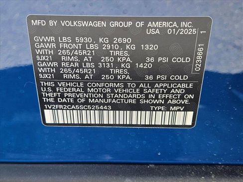 New 2025 Volkswagen Atlas SEL Premium R-Line image 20