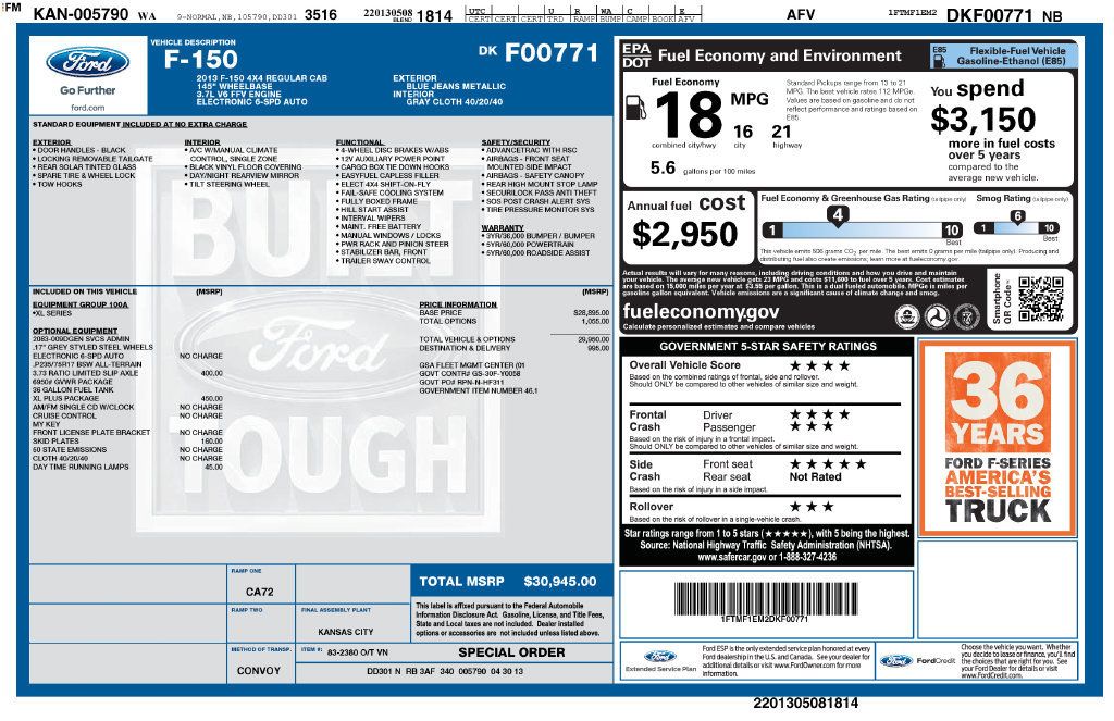 Used 2013 Ford F150 XL w/ XL Plus Pkg AWD/4WD image 27