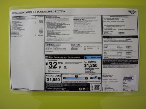 New 2026 MINI Cooper 4-Door Hardtop image 9