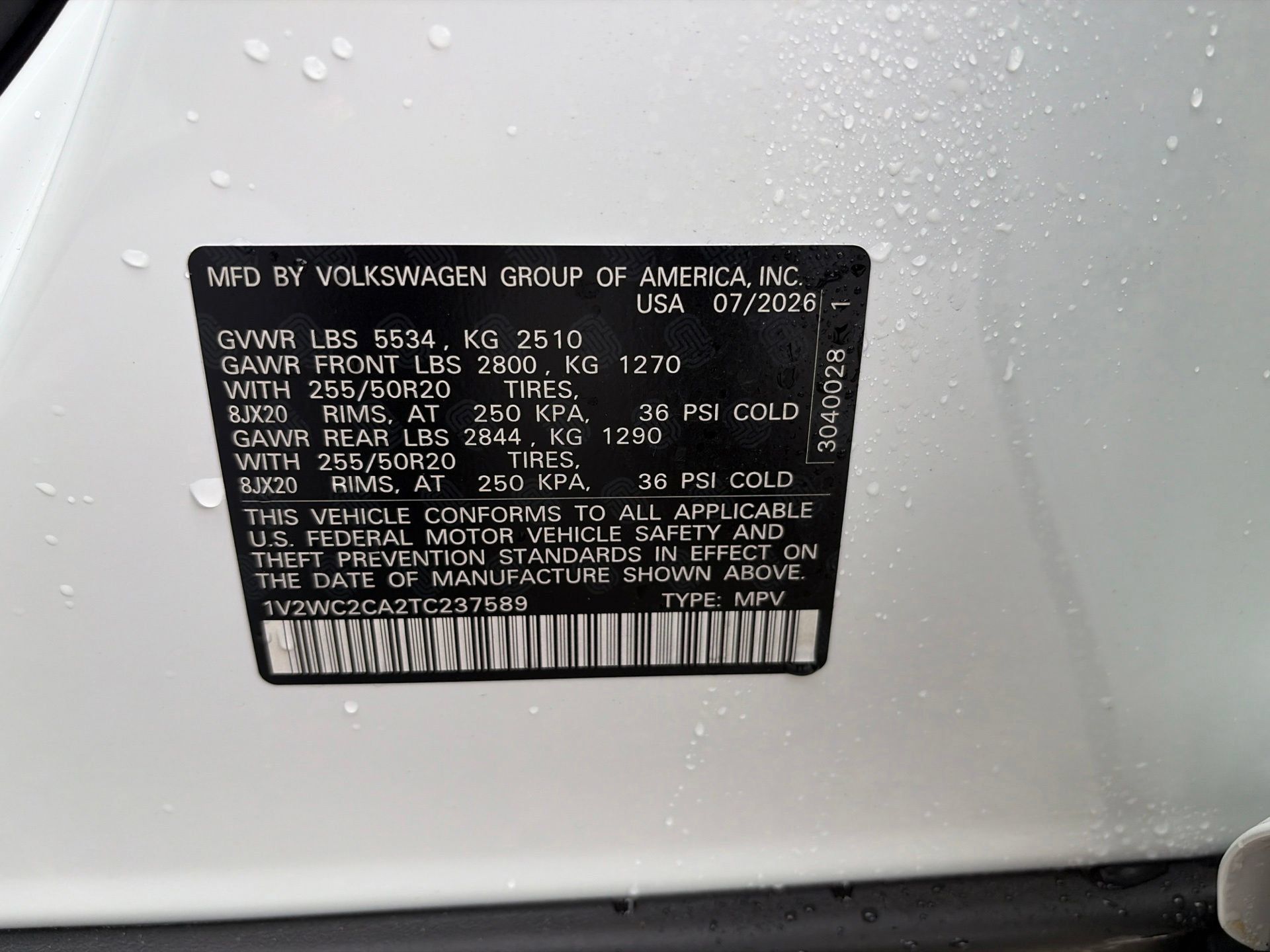Used 2026 Volkswagen Atlas Cross Sport SE FWD image 18