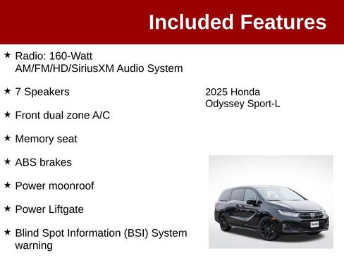 Used 2025 Honda Odyssey Sport-L image 3