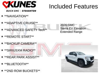 New 2026 GMC Sierra EV Elevation w/ Premium Package