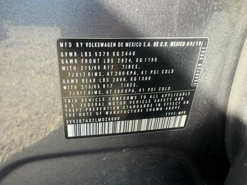 Used 2020 Volkswagen Tiguan SE w/ Panoramic Sunroof Package AWD/4WD image 32