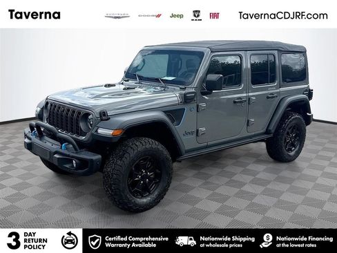 Used 2023 Jeep Wrangler Unlimited Rubicon 4xe AWD/4WD image 1