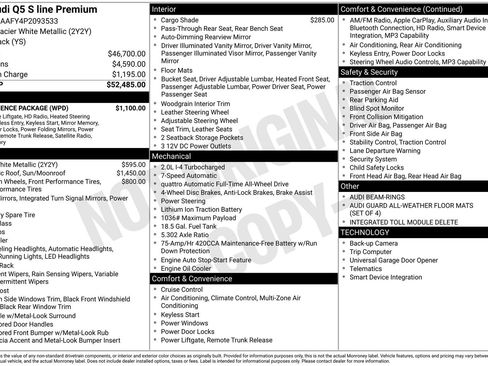 Certified 2023 Audi Q5 2.0T Premium w/ Convenience Package image 42