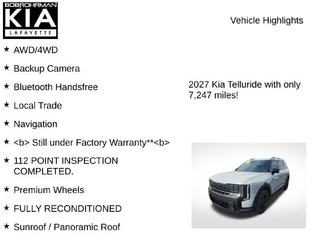 Used 2027 Kia Telluride X-Line SX Prestige AWD/4WD image 7