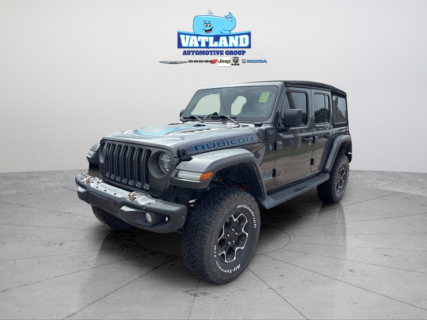 Used 2021 Jeep Wrangler Unlimited Rubicon 4xe w/ Steel Bumper Group AWD/4WD image 1