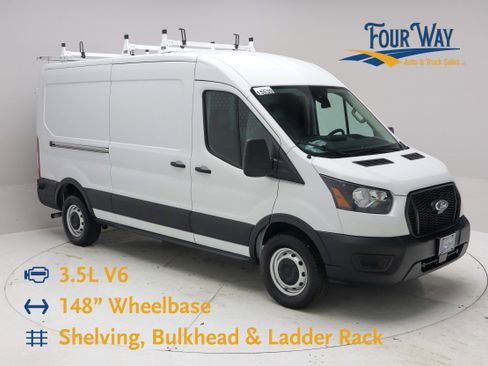 Used 2023 Ford Transit 250 Medium Roof w/ Load Area Protection Package RWD image 1