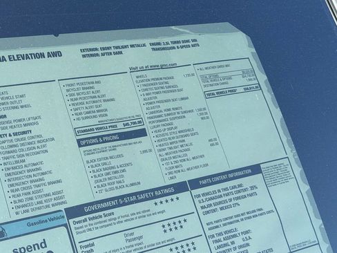 New 2026 GMC Acadia Elevation w/ Black Edition image 10