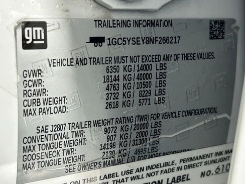 Used 2022 Chevrolet Silverado 3500 W/T w/ WT Convenience Package AWD/4WD image 32