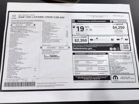 Used 2021 RAM 1500 Laramie w/ Sport Appearance Package image 24