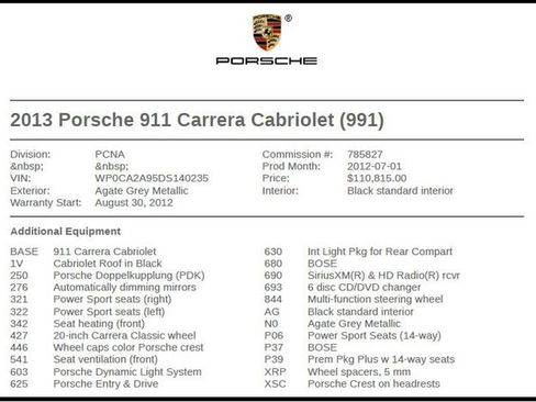 Used 2013 Porsche 911 Carrera image 7
