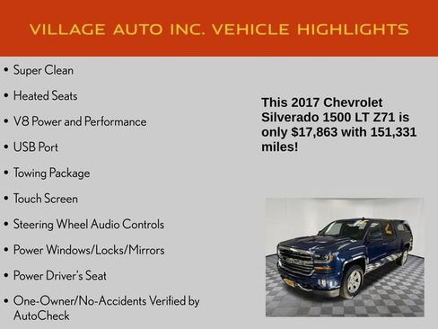 Used 2017 Chevrolet Silverado 1500 LT w/ All Star Edition image 7
