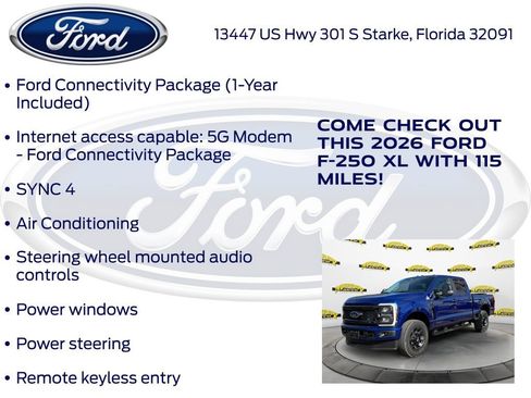 New 2026 Ford F250 XL w/ STX Appearance Package image 30