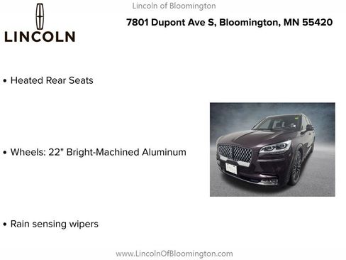 Certified 2023 Lincoln Aviator Black Label w/ Dynamic Handling Package AWD/4WD image 10