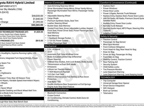 Used 2024 Toyota RAV4 Limited w/ Advanced Technology Package image 2