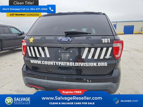 Used 2016 Ford Explorer 4WD Police Interceptor w/ 2-tone Vinyl Package #3 image 8
