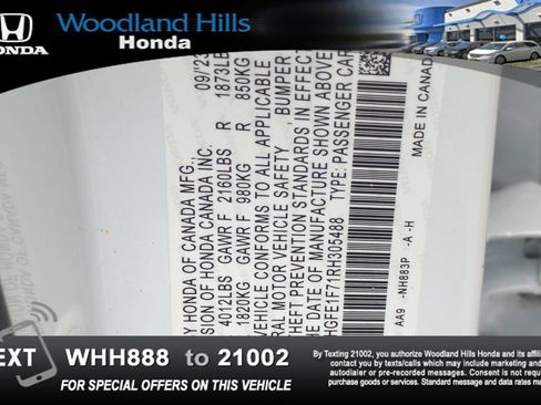 Certified 2024 Honda Civic EX image 27