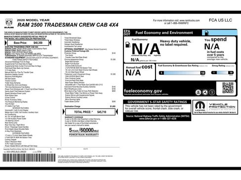 Used 2020 RAM 2500 Tradesman image 9