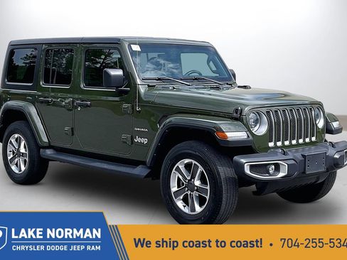 Certified 2023 Jeep Wrangler Unlimited Sahara w/ LED Lighting Group AWD/4WD image 1
