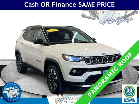 Used 2023 Jeep Compass Limited w/ Sun and Sound Group AWD/4WD image 1