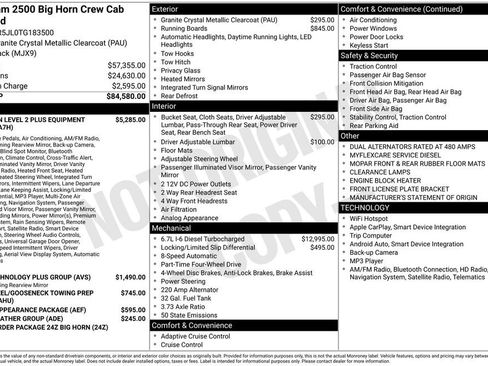 New 2026 RAM 2500 Big Horn image 6