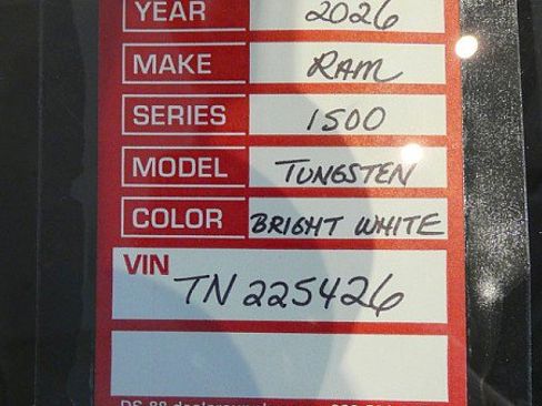 New 2026 RAM 1500 Tungsten w/ Bed Utility Group AWD/4WD image 36