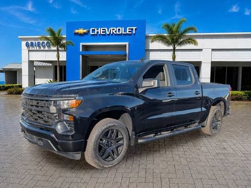 New 2026 Chevrolet Silverado 1500 Custom w/ Turbomax Blackout Package RWD image 3