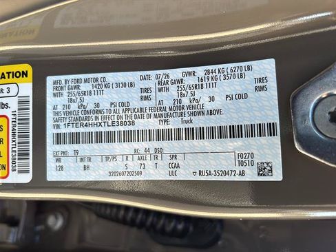 New 2026 Ford Ranger XLT w/ Equipment Group 301A High AWD/4WD image 20