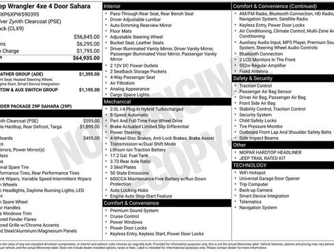 Certified 2023 Jeep Wrangler Unlimited Sahara w/ Cold Weather Group image 5