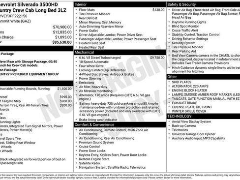 Used 2023 Chevrolet Silverado 3500 High Country AWD/4WD image 26