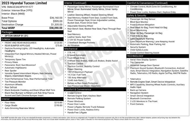 Used 2023 Hyundai Tucson Limited FWD image 29