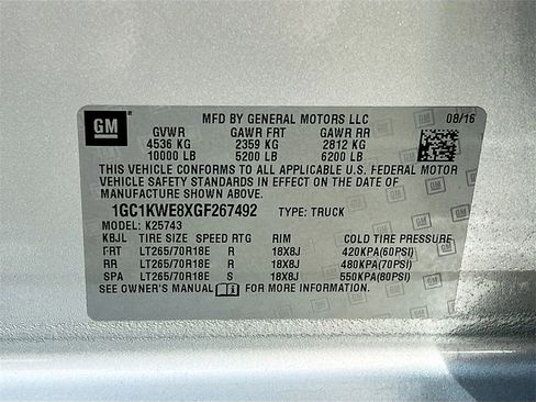 Used 2016 Chevrolet Silverado 2500 LTZ w/ Duramax Plus Package image 31